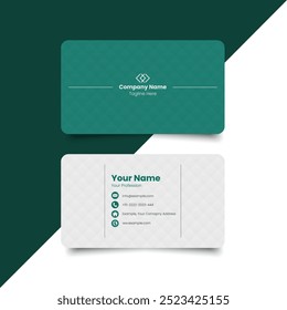 Double-sided creative business card template. Business Card Mockup. template, Clean professional business card template, visiting card template