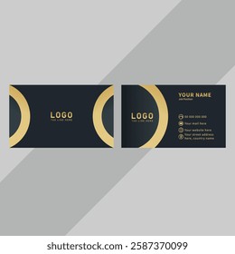 Double-sided creative business card template.