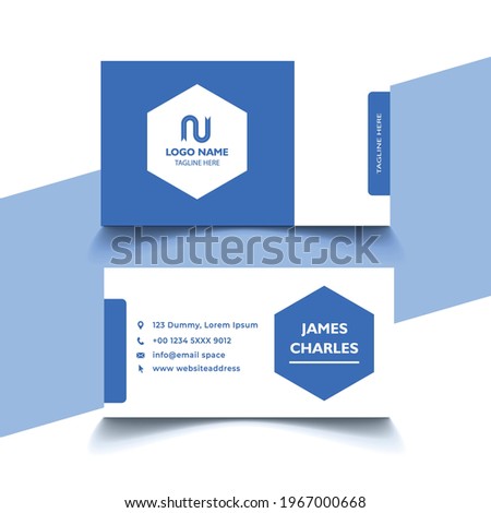 Double-sided creative business card template.