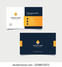 Double-sided, Creative, Simple, and Business Card Design Layout Templates.