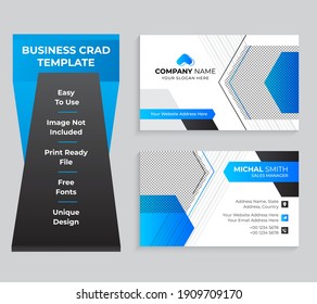 Double-sided Modern Business Card Template Design