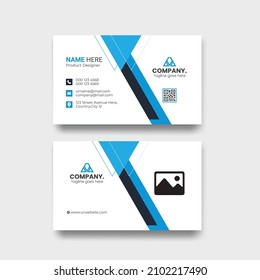 Double-sided Modern Creative and Clean Business Card Layout