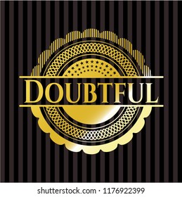 Doubtful golden badge
