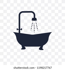 douche transparent icon. douche symbol design from Hygiene collection. Simple element vector illustration on transparent background.