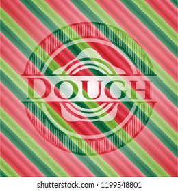 Dough christmas badge.