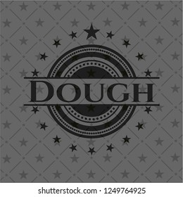 Dough dark emblem. Retro