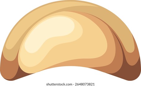 Teigknödel Lebensmittel Vektorgrafik