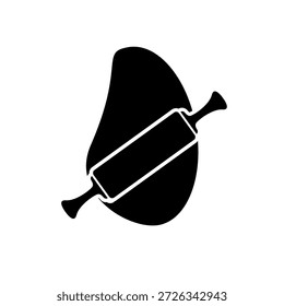 Icono de masa sobre fondo blanco	
