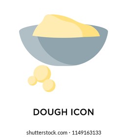 Dough icon vector isolated on white background for your web and mobile app design, Dough logo concept