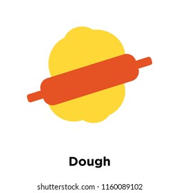 Dough icon vector isolated on white background, Dough transparent sign