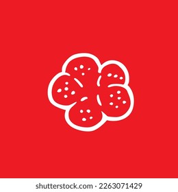 Dough icons, common graphic resources, vector illustrations.