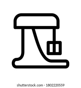 dough mixer icon or logo isolated sign symbol vector illustration - high quality black style vector icons

