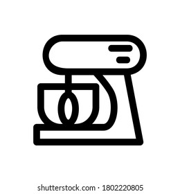 dough mixer icon or logo isolated sign symbol vector illustration - high quality black style vector icons
