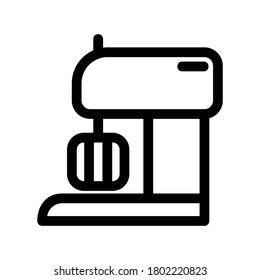 dough mixer icon or logo isolated sign symbol vector illustration - high quality black style vector icons
