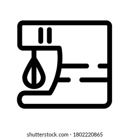 dough mixer icon or logo isolated sign symbol vector illustration - high quality black style vector icons
