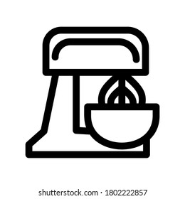 dough mixer icon or logo isolated sign symbol vector illustration - high quality black style vector icons
