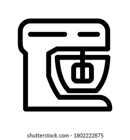 dough mixer icon or logo isolated sign symbol vector illustration - high quality black style vector icons

