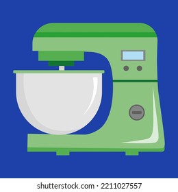 Dough mixer, illustration vector, cartoon