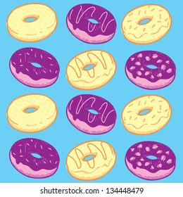 Dough nut background