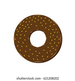 Dough nut flat design