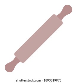 dough roller using soft color and flat style