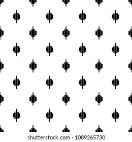 Dough rolling pin pattern vector seamless repeating for any web design