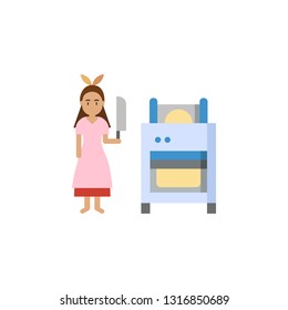dough sheeter color icon. Element of color bakery illustration. Premium quality graphic design icon. Signs and symbols collection icon for websites, web design, mobile app