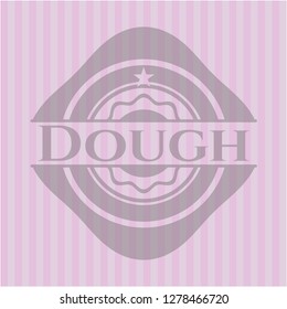 Dough vintage pink emblem