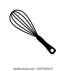 dough whisk vector on white background