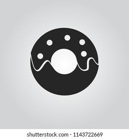 Doughnout icon vector
