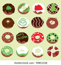 doughnut background for birthdays, party, food industry and others