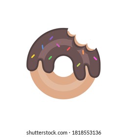 Doughnut With Bite Vector iMAGE