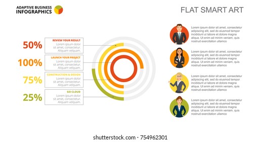 Doughnut Chart Slide Template