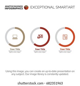 Doughnut charts template