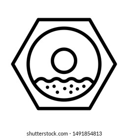 Doughnut or Donut with Packing Vector