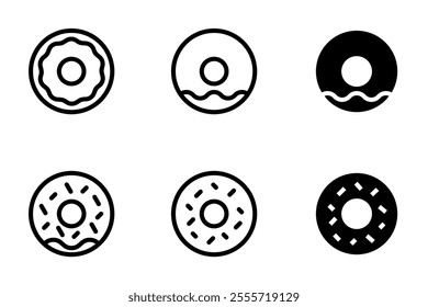 doughnut, donuts icon set, food icon