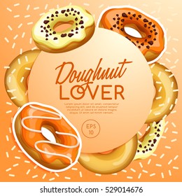 Doughnut Elements : Vector Illustration 