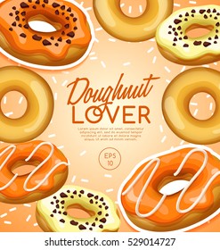 Doughnut Elements : Vector Illustration 