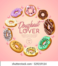Doughnut Elements : Vector Illustration 