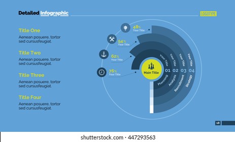 Doughnut Four Parts Slide Template