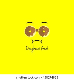 Doughnut Geek Design Template.