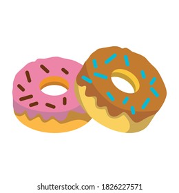 icono de anillos de diseño de ilustraciones vectoriales de estilo de color