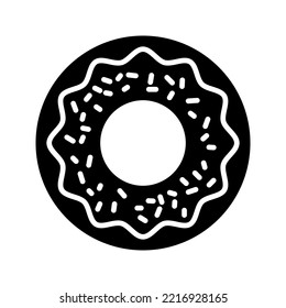 Doughnut icon. donuts sign for mobile concept and web design. vector illustration