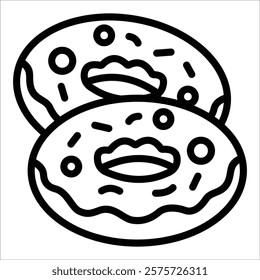 Doughnut Icon Element For Design