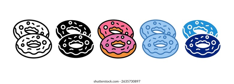 Doughnut Icon Element For Design