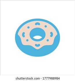 doughnut icon flat vector logo design trendy illustration signage symbol graphic simple