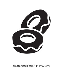 doughnut icon logo vector design template