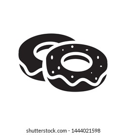 doughnut icon logo vector design template