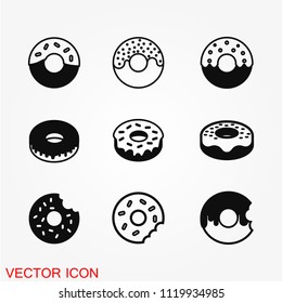 Doughnut Icon Vector