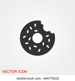 Doughnut Icon Vector